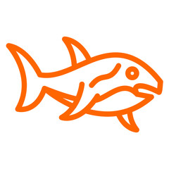Vector Design Shark Icon Style