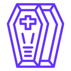 Obraz premium Vector Design Coffin Icon Style