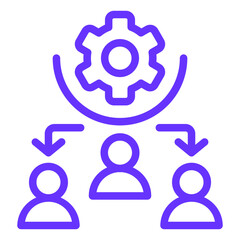 Vector Design Delegate Icon Style
