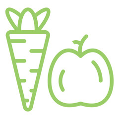 Vector Design Healthy Food Icon Style