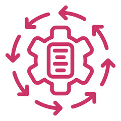 Vector Design Iteration Icon Style