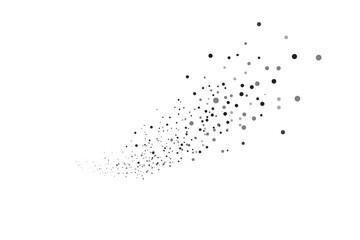 The stars are black on a white background. The black star shoots with an elegant star. Meteoroid, comet, asteroid, stars.