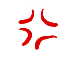 face impression icon strees mark emoji for face decoration