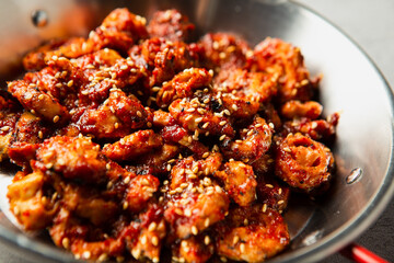 seasoned spicy chicken,Seasoned Chicken with Garlic 
