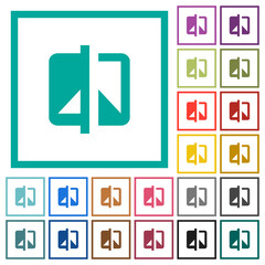 Invert theme flat color icons with quadrant frames