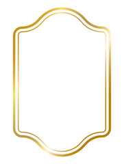 Decorative frames banner label collection png transparent background transform Your designs with gold frame