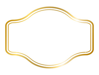 Decorative frames banner label collection png transparent background transform Your designs with gold frame