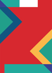 Vector colorful poster background abstract template