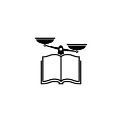 Justice Book logo vector template, Creative Law Firm logo design concepts isolated on transparent background