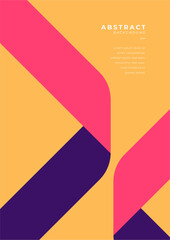 Vector abstract modern geometric shapes background