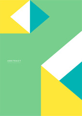 Vector abstract modern geometric shapes background