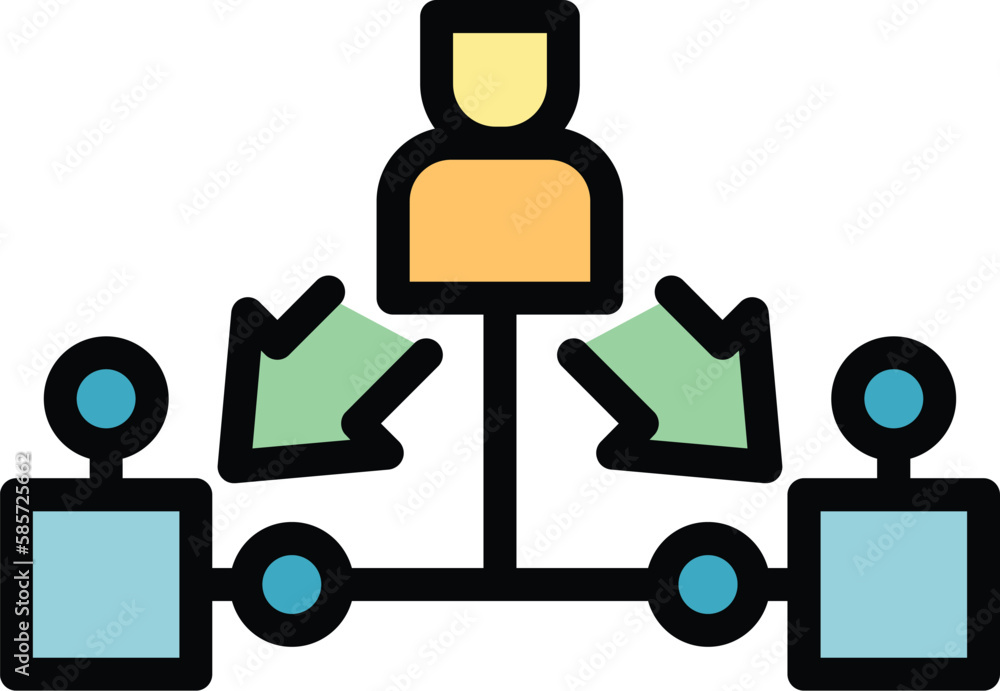 Poster blockchain infrastructure icon. outline blockchain infrastructure vector icon for web design isolate