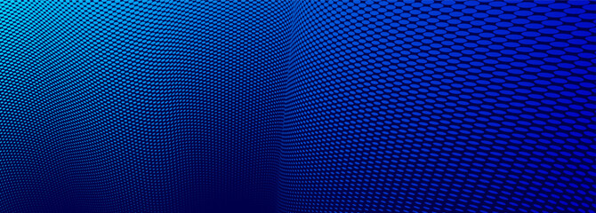 Linear abstract background, vector design 3D lines in perspective, curve and wave lines in motion, smooth and soft backdrop.