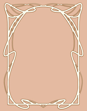 Cadre art nouveau