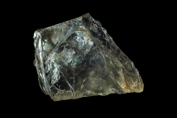 mineral stone isolated on black background