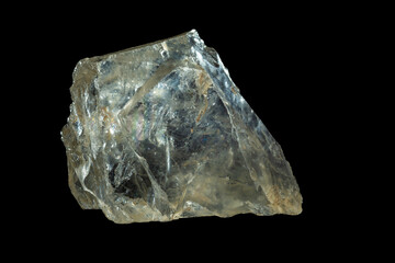 mineral stone isolated on black background