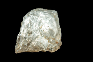 mineral stone isolated on black background