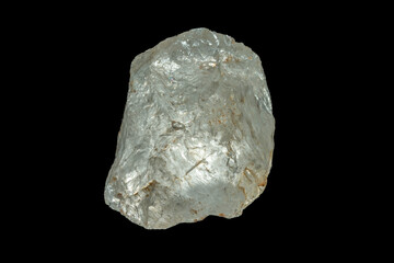 mineral stone isolated on black background