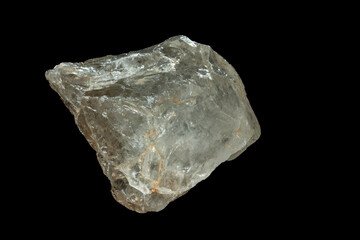 mineral stone isolated on black background
