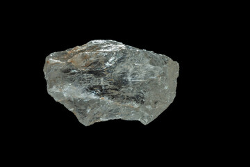 mineral stone isolated on black background