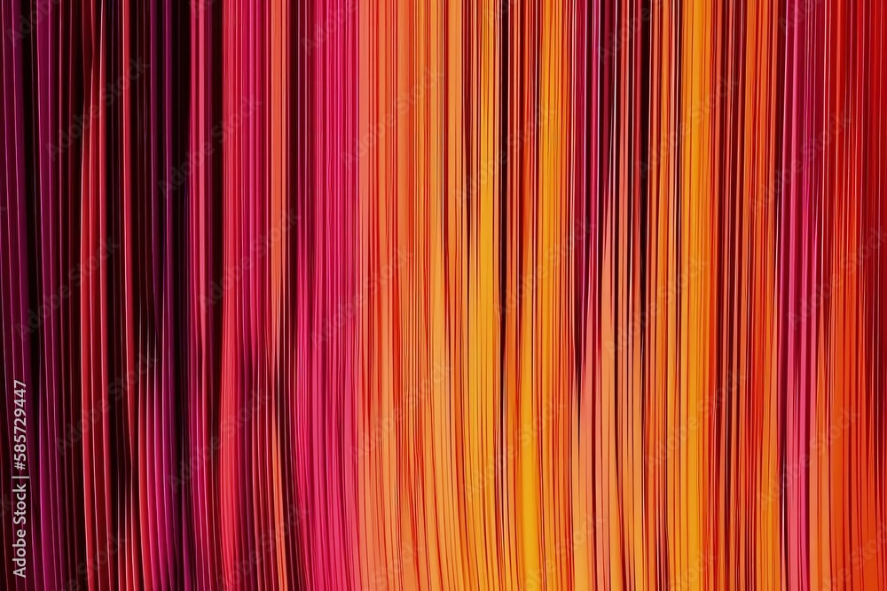 Aufkleber vibrant background with bold vertical lines in red and yellow. generative ai