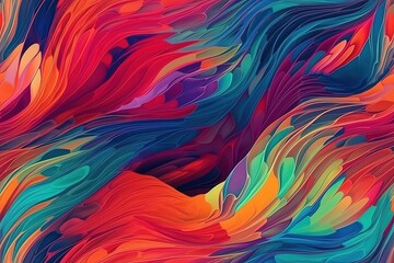 vibrant and colorful abstract background. Generative AI