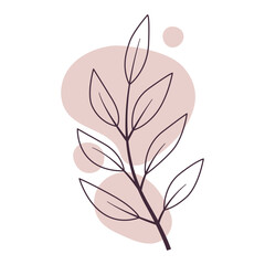 Aesthetic Leaves Art