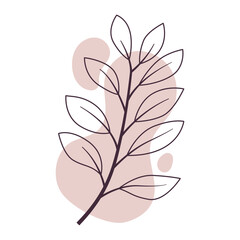 Aesthetic Leaves Art