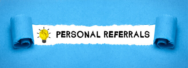 Personal Referrals	