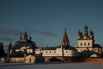 Fototapeta na wymiar View of the Kremlin in Yuryev Polsky, Vladimir region