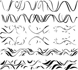 Decorative Lines SVG Bundle for Borders