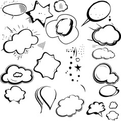 Comic Style Speech Bubble, Talking Bubbles