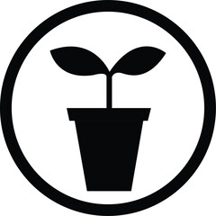 Black and white icon, clip art, vector illustration. Vector of icon black and white color.