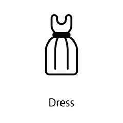 Dress icon design stock illustration