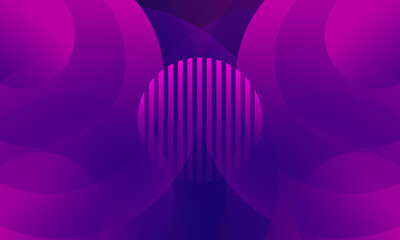 Background of technological metaverse with circles. Concepts and ideas of technology, innovation, science and research. Vector illustration