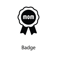 Badge icon design stock illustration