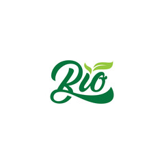 Bio Logo Design. Nature Product. Bio Icon