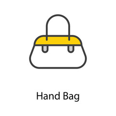 Hand bag icon design stock illustration