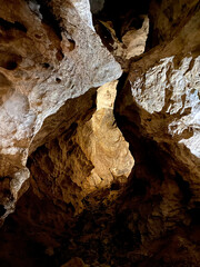 New Athos Cave, Abkhazia. The huge old cave is one of the main attractions of Abkhazia