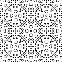 Grunge background with abstract shapes. Black and white texture. Seamless monochrome repeating pattern for web page, textures, card, poster, fabric, textile.