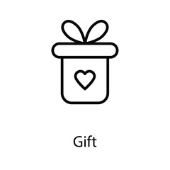 Gift icon design stock illustration
