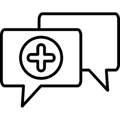 Fototapeta premium Conversation Icon