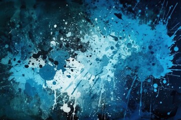 colorful abstract background with splashes of paint. Generative AI