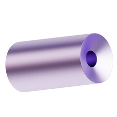 3d simple abstract shape in isolated background, realistic render abstract