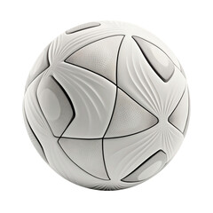 Fototapeta premium Soccer ball on transparent background. PNG, ai