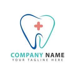 Dental logo vector design template. Dental hygiene symbol, dental clinic vector sign