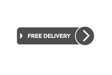 free delivery vectors.sign label bubble speech free delivery
