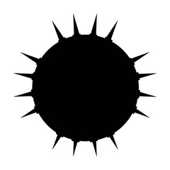 Round shield silhouette