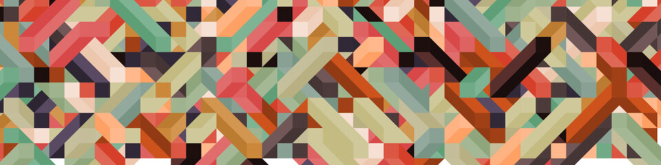 Color Diamonds illusion background abstract illustration