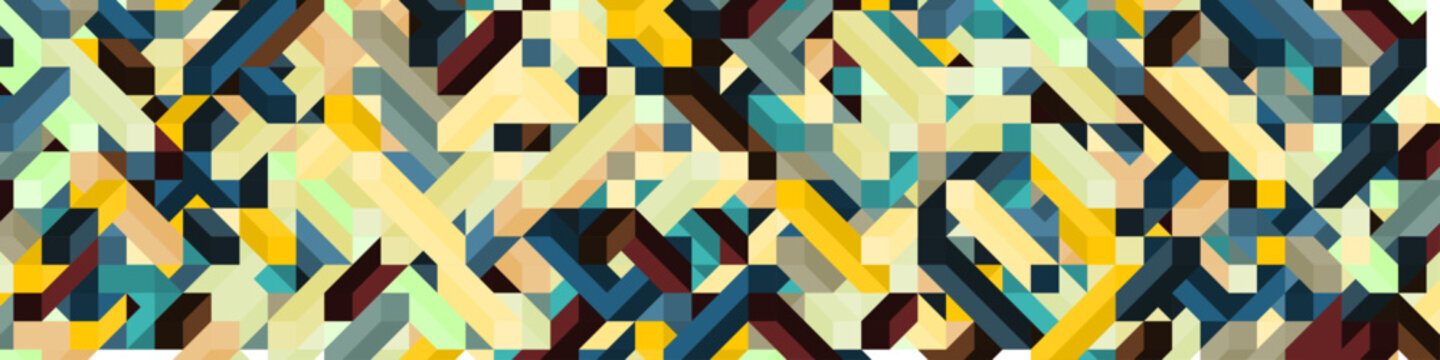 Color Diamonds illusion background abstract illustration